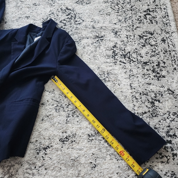 LOFT Blazer Navy Womens Size 4 - Picture 10 of 10